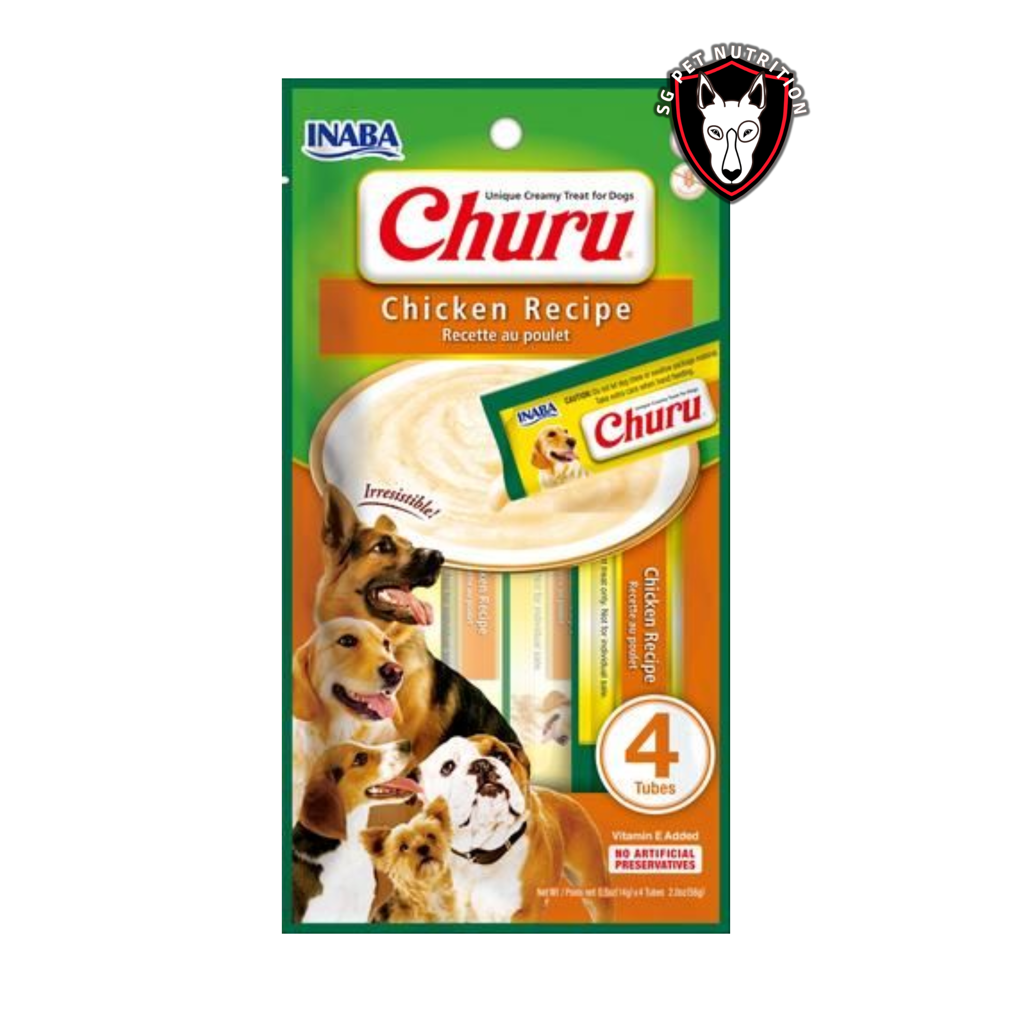 CHURU DOG BOLSA 4 UNID 14 GR POLLO