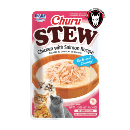 CHURU STEW POLLO Y SALMÓN 40 GR
