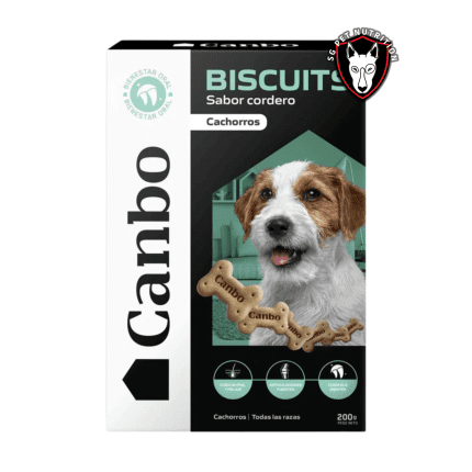 Canbo Cachorro Biscuits Cordero Caja 200 gr.