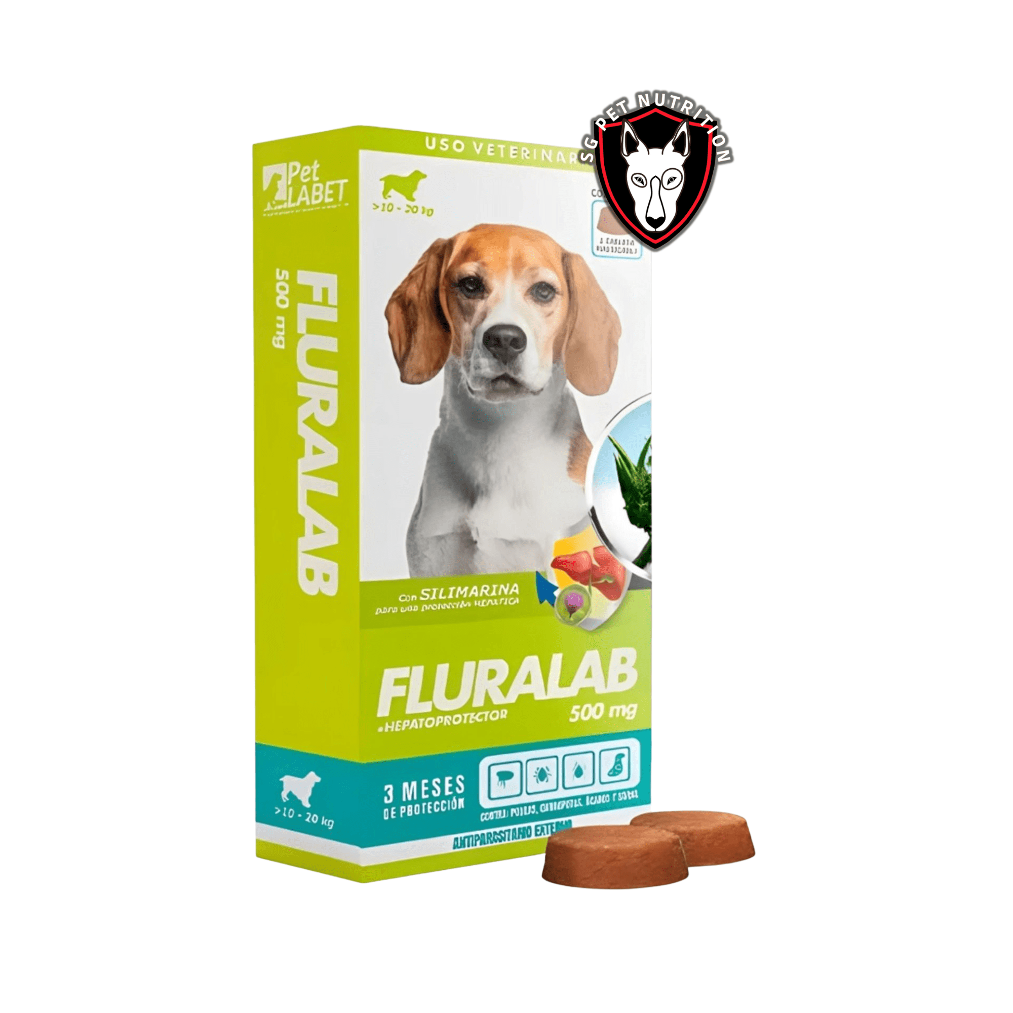 FLURALAB PERRO 10 A 20 KG