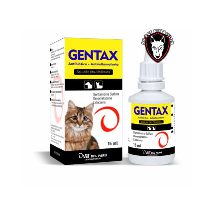 GENTAX ANTIBIOTICO ANTIINFLAMATORIO 15 ML