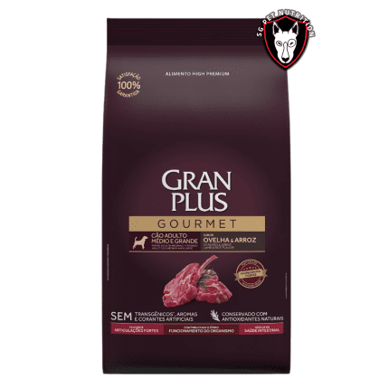 Gran Plus Perro GOURMET Adulto Rz. Mediana y Grande Cordero y Arroz 15 kg