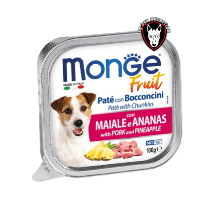 Monge Fruit Canino Cerdo y Piña 100gr