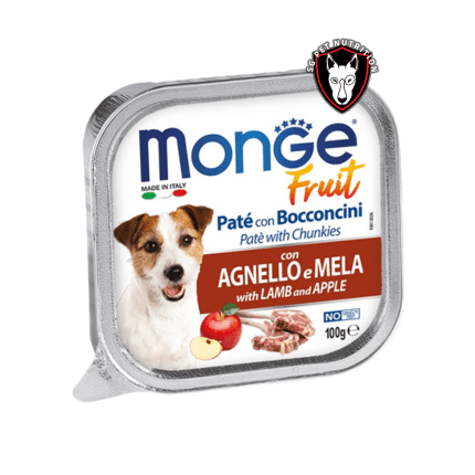 Monge Fruit Canino Cordero y Manzana 100gr